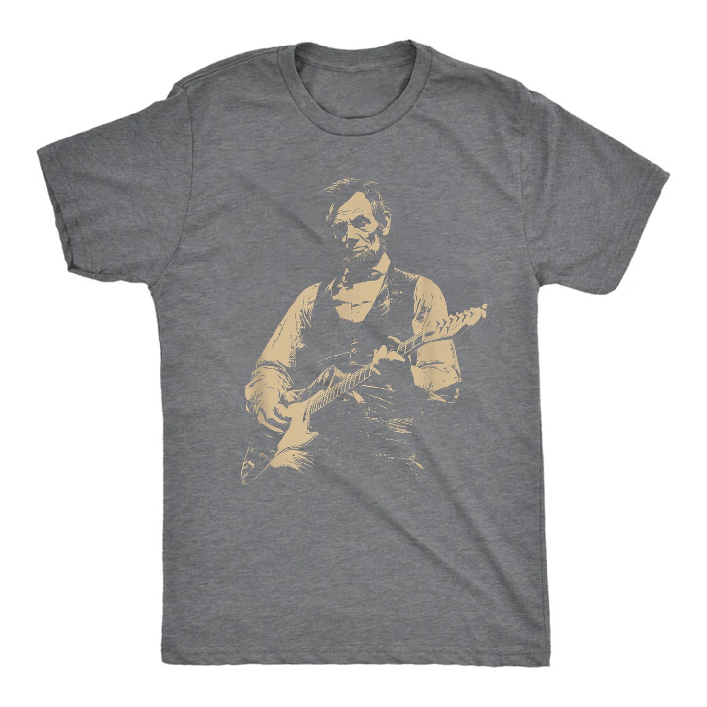 Abraham Lincoln Guitar Retro Political Humor Tee Unisex T-shirt, Sweatshirt, Hoodie (4)