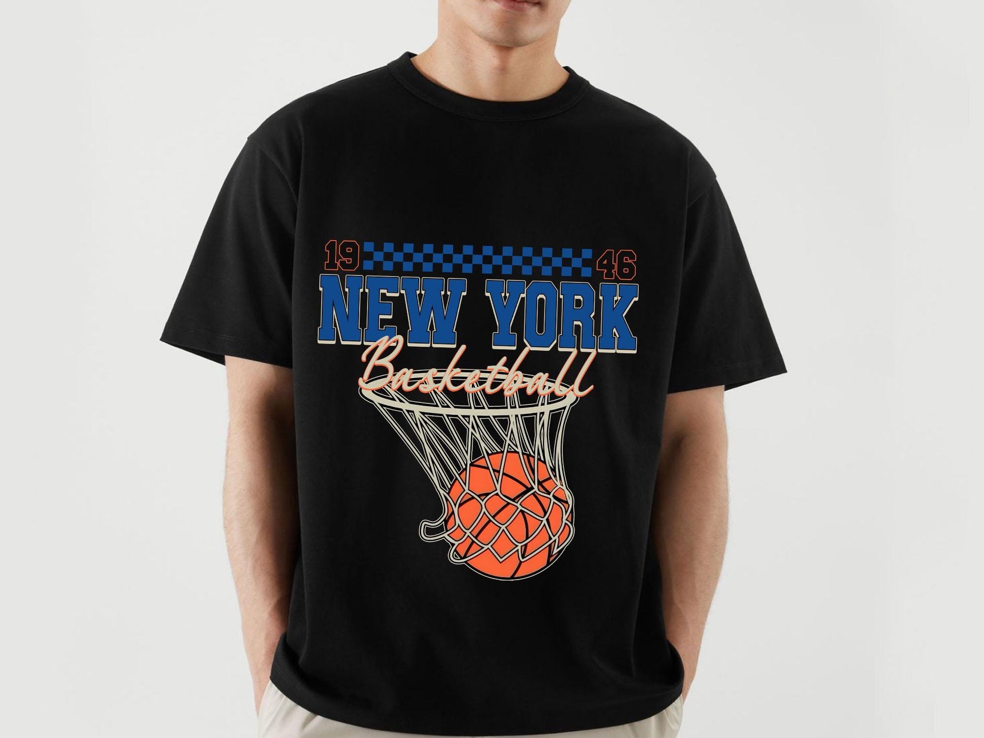York Basketball 2026 Champions Retro Ny Finals Bound Tee York Basketball Game Day Ny Fan (4)