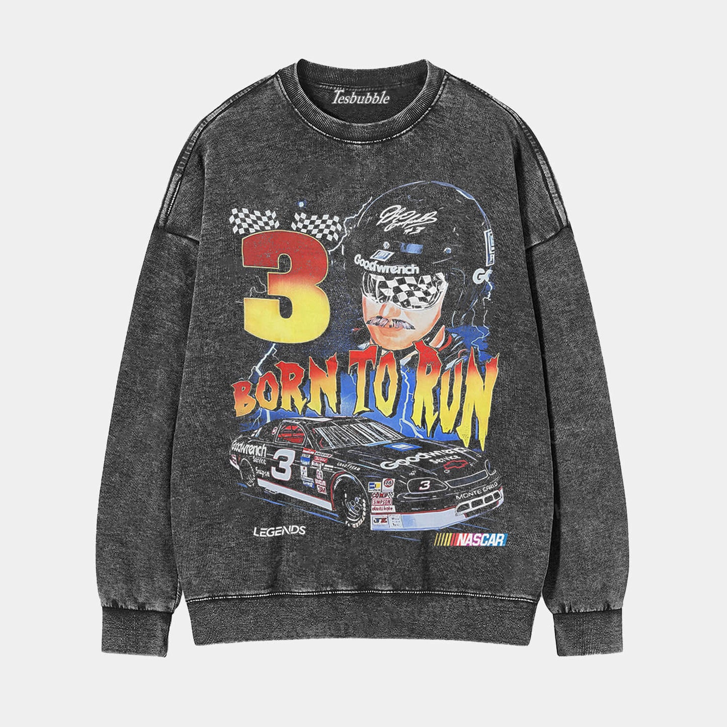 DALE EARNHARDT BORN TO RUN TEE - clothing by TeeHivey.com (Image 5)
