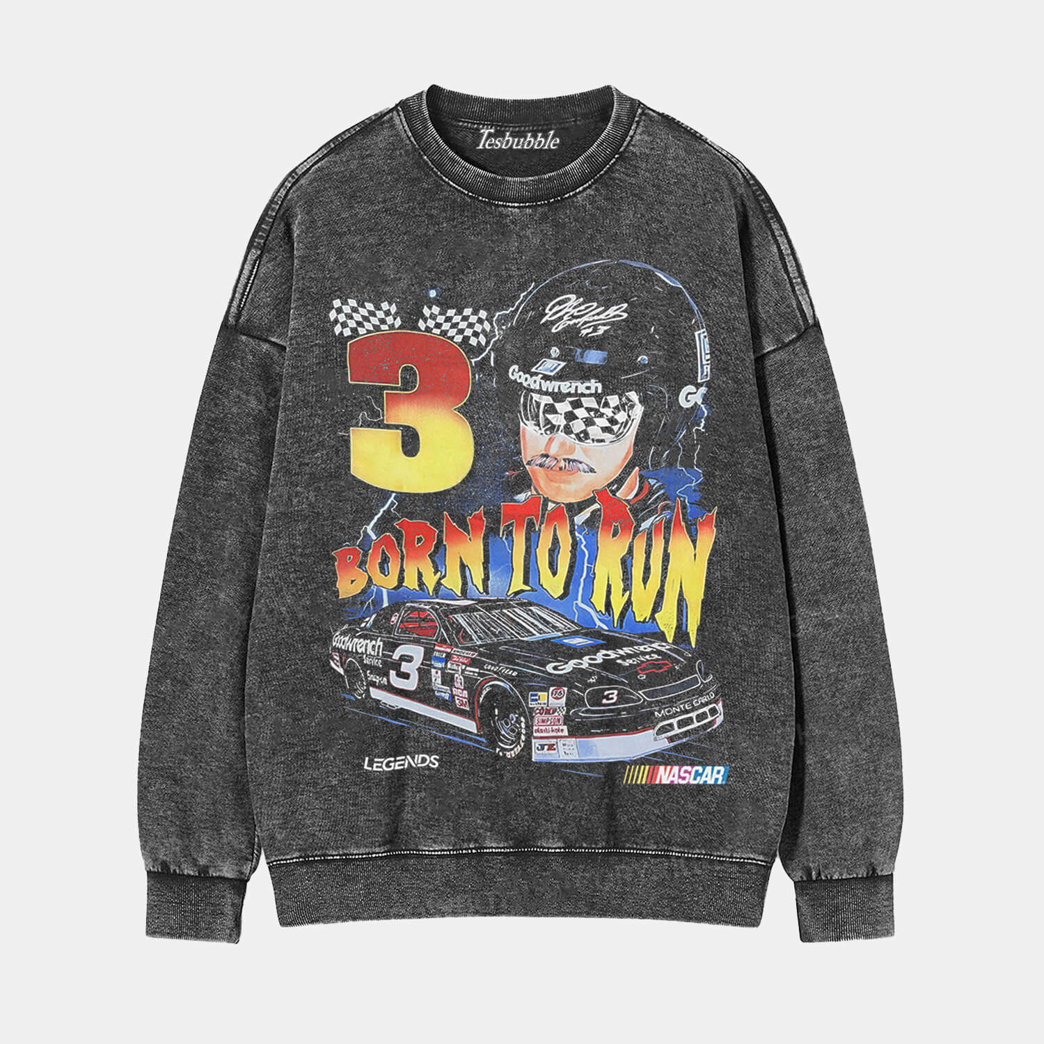DALE EARNHARDT BORN TO RUN TEE - clothing by TeeHivey.com (Image 5)