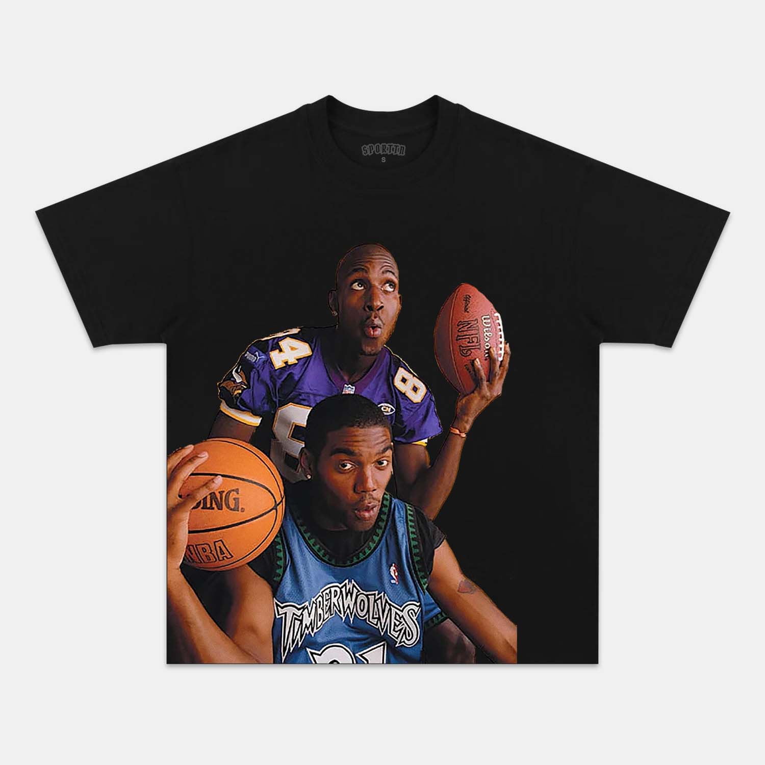 KEVIN GARNETT & RANDY MOSS TEE - clothing by TeeHivey.com (Image 1)