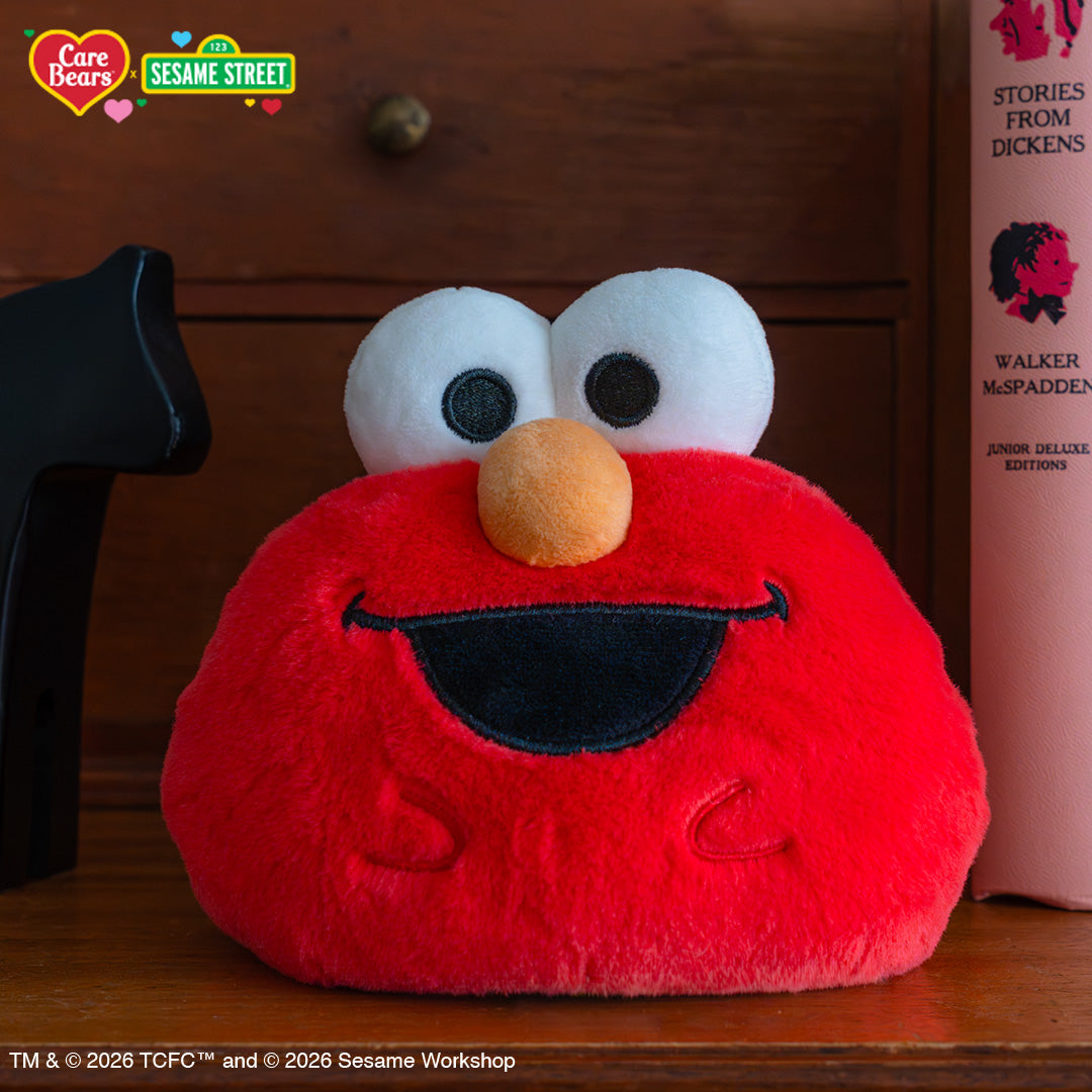 Cheer Bear & Elmo 4" Reversible Plushie