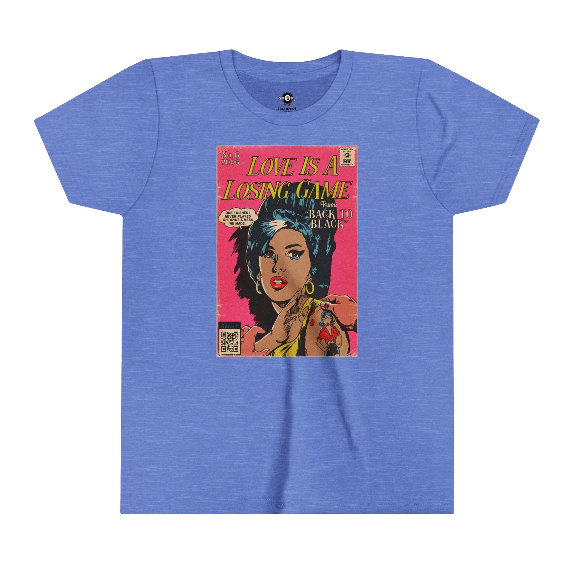 KIDS - Love is a Losing Game - Youth Short Sleeve Tee - clothing by TeeHivey.com (Image 1)