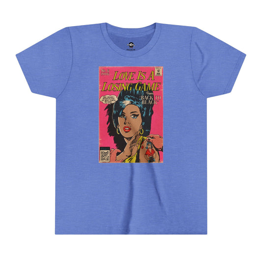 KIDS - Love is a Losing Game - Youth Short Sleeve Tee - clothing by TeeHivey.com (Image 1)