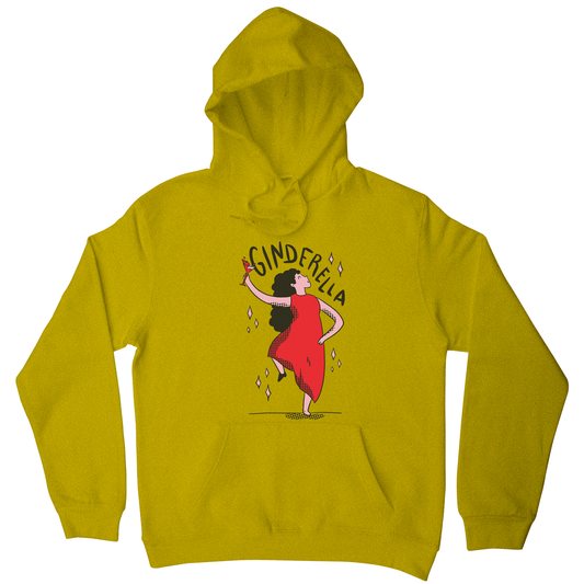 Ginderella funny cartoon hoodie