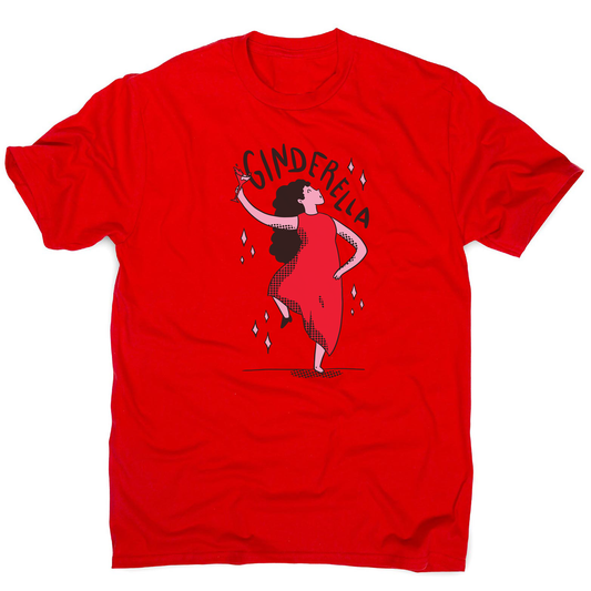 Ginderella funny cartoon men's t-shirt
