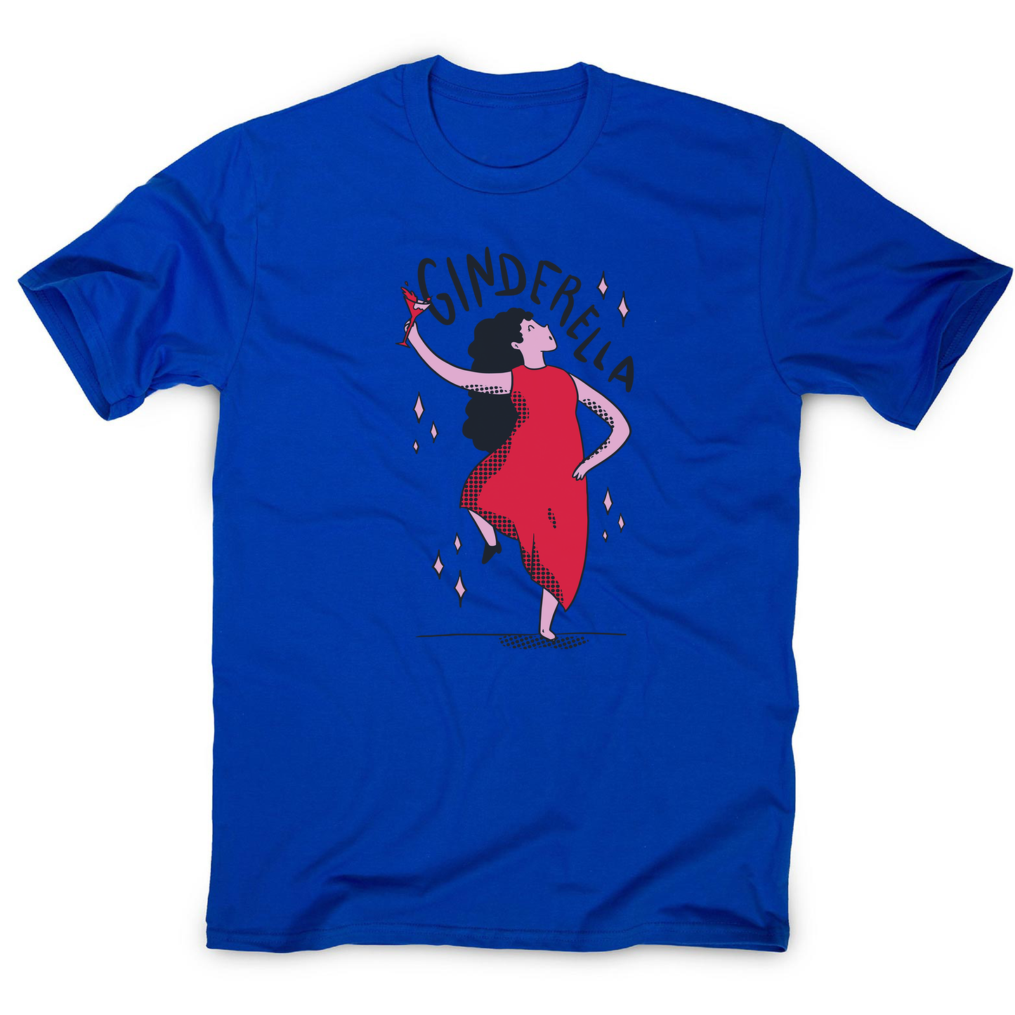 Ginderella funny cartoon men's t-shirt