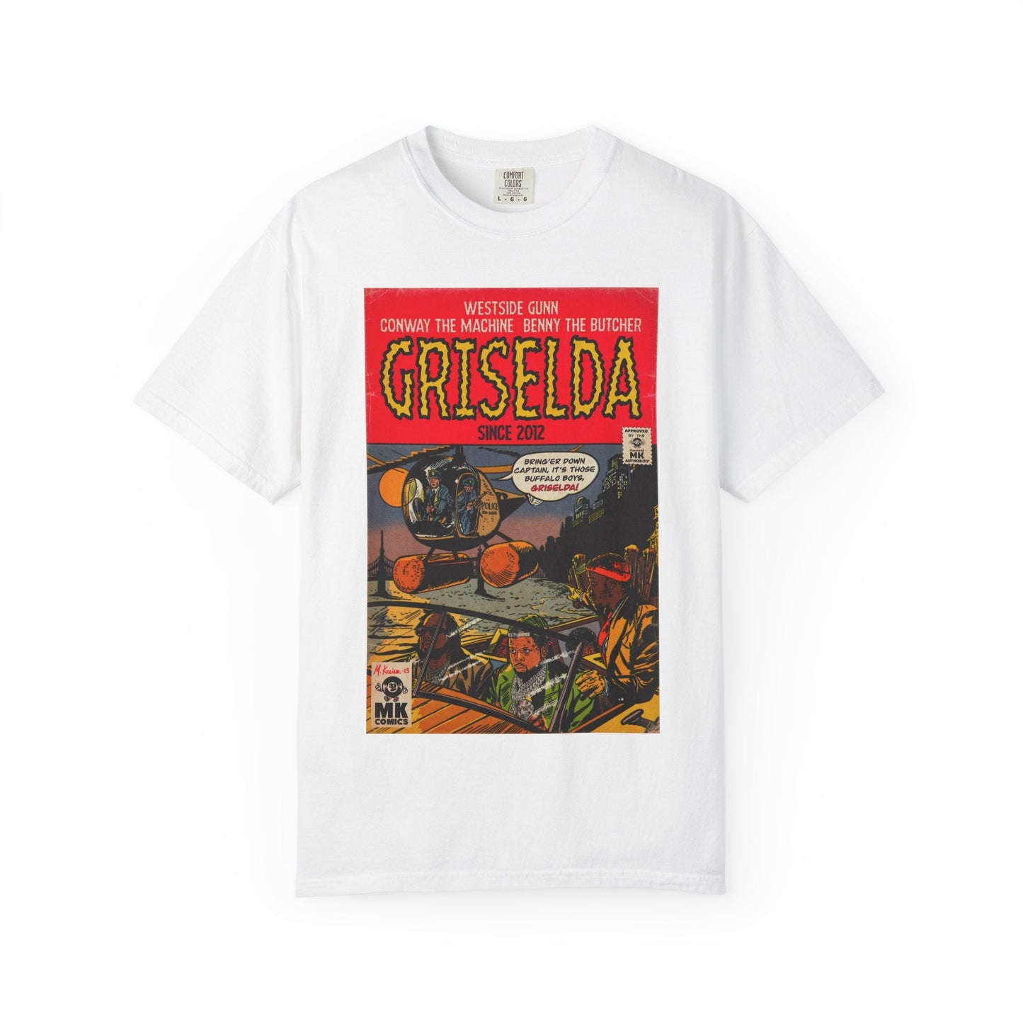 Griselda - Comic Book Art - Unisex Garment-Dyed T-shirt