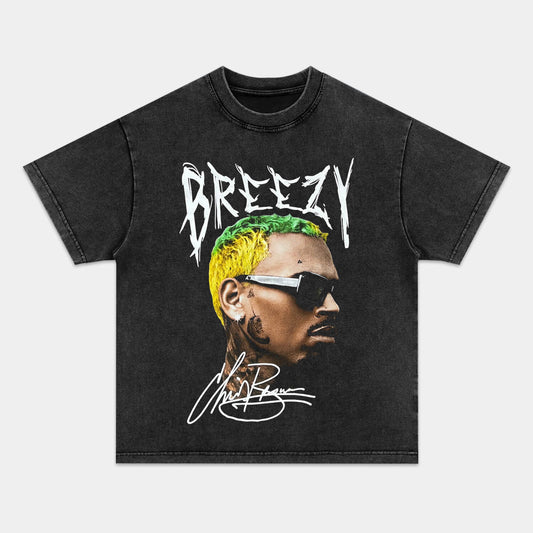 Chris Brown Breezy Graphic Tee Style001