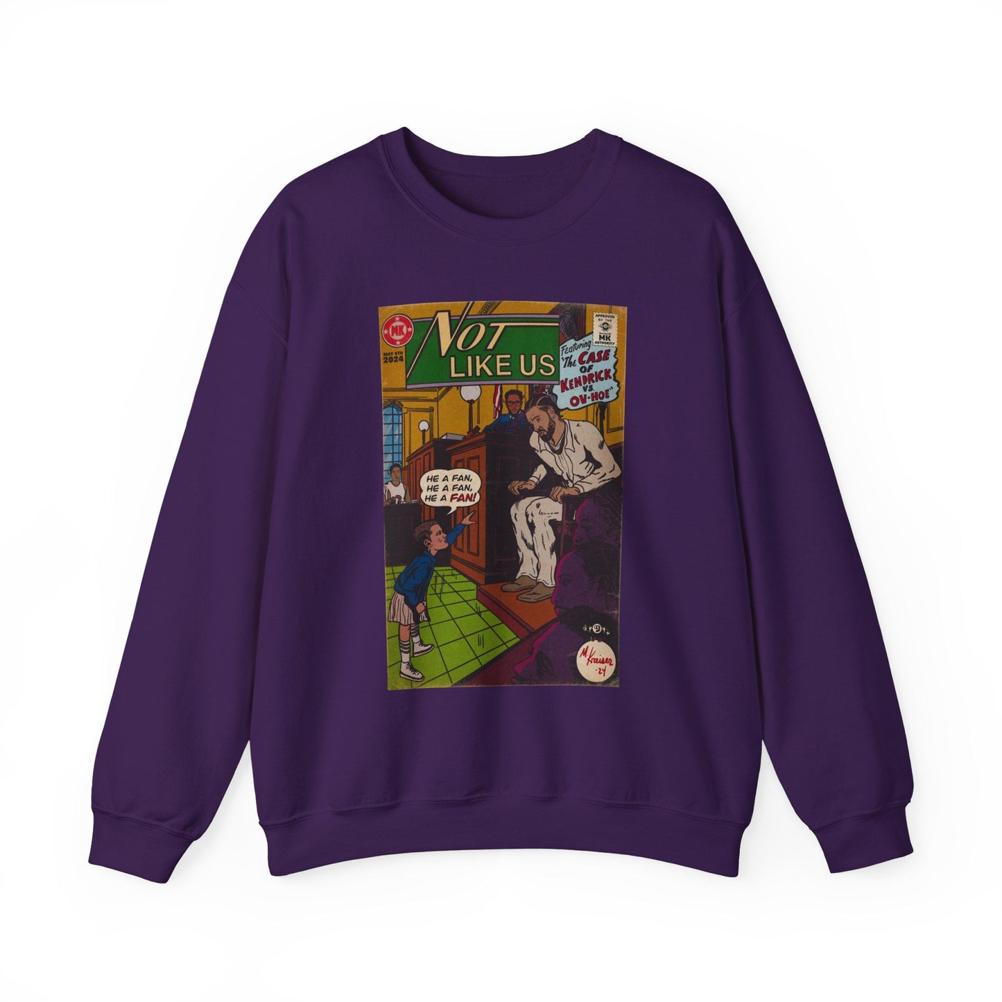 Not Like Us - Unisex Heavy Blendâ„¢ Crewneck Sweatshirt