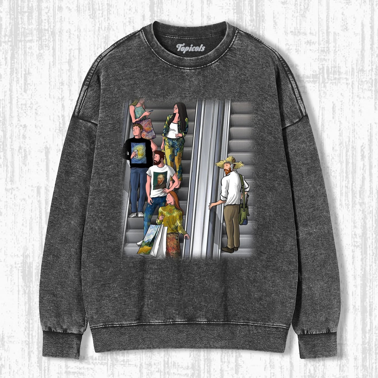 VAN GOGH T-SHIRT - clothing by TeeHivey.com (Image 2)