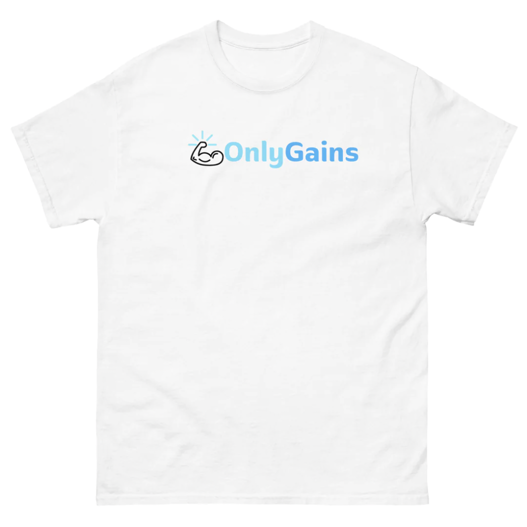 Onlygains Tee (Black) - clothing by TeeHivey.com (Image 2)