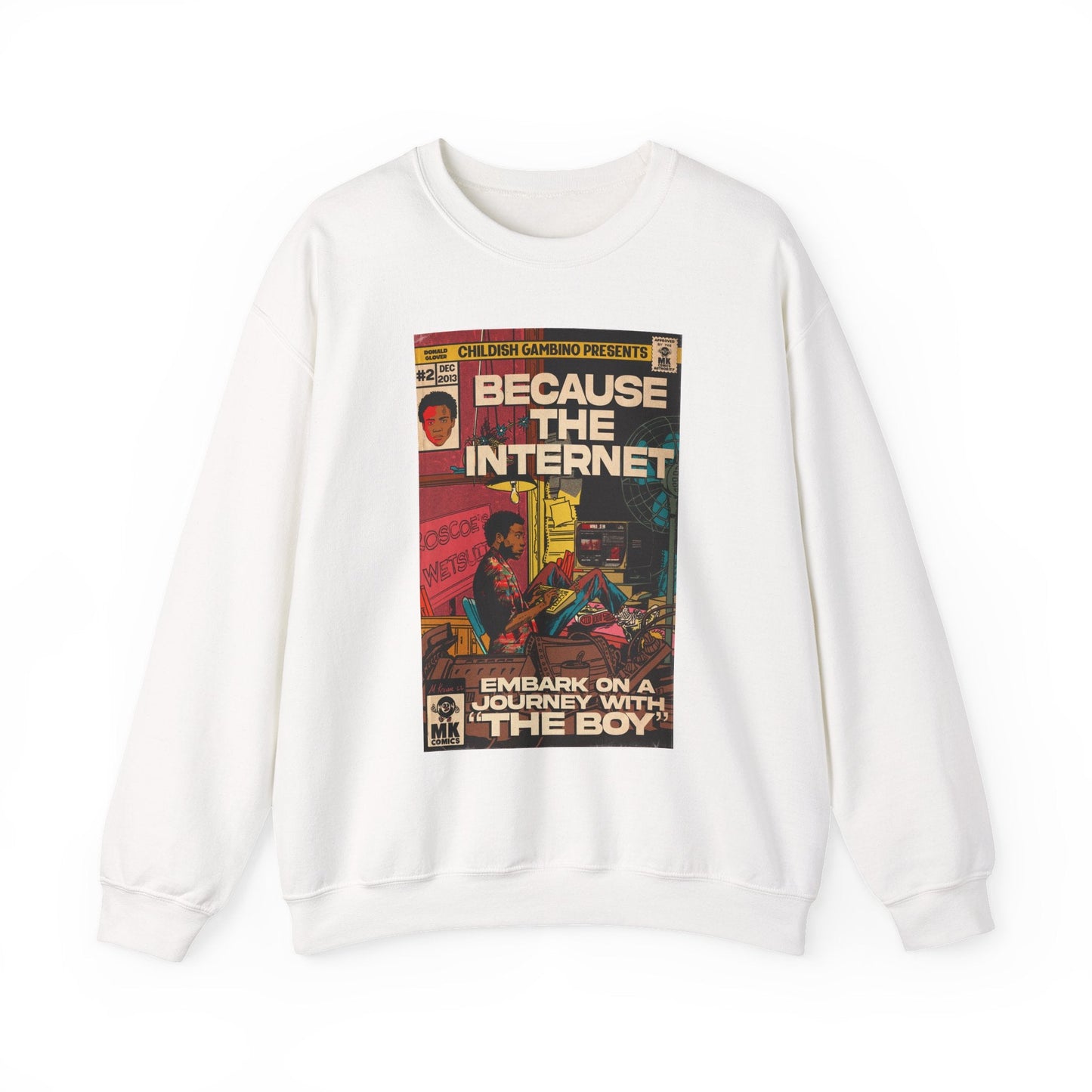 Because The Internet - Unisex Heavy Blendâ„¢ Crewneck Sweatshirt