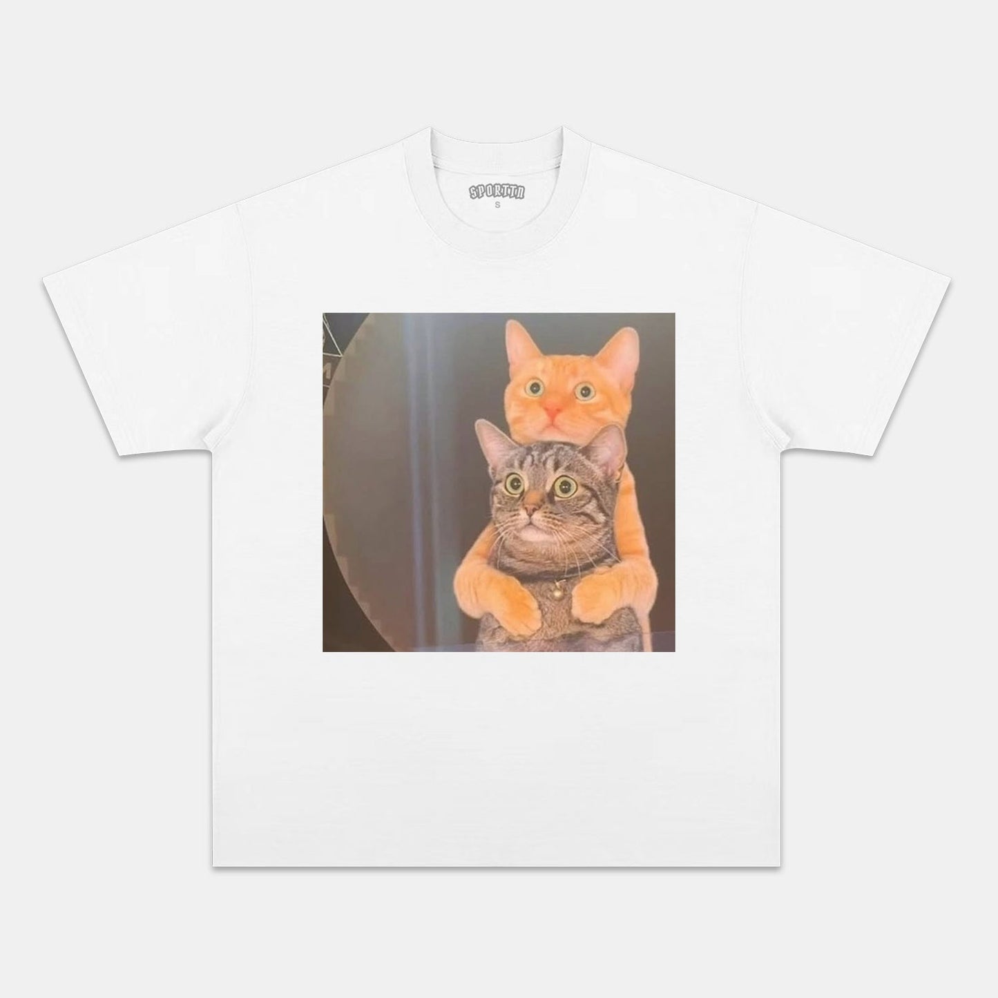 EMBRACING CAT TEE
