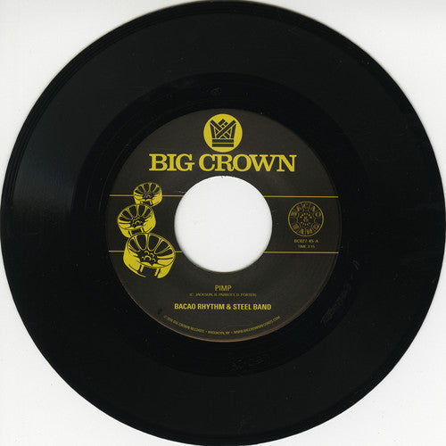 Bacao Rhythm & Steel Band - Pimp / Police In Helicopter Vinyl Record - clothing by TeeHivey.com