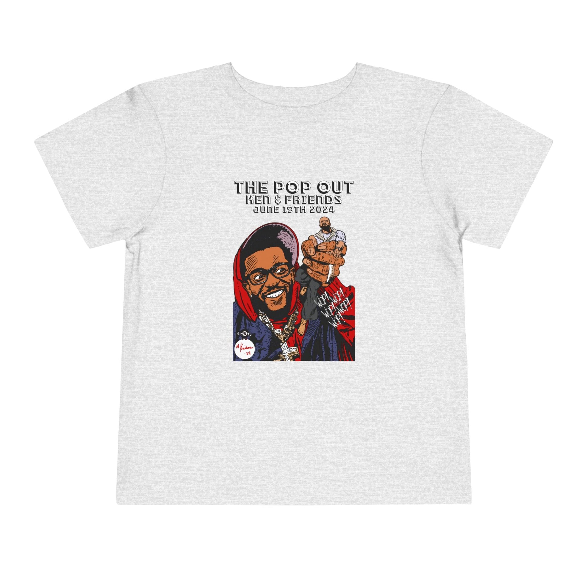 The Pop Out - Toddler Short Sleeve Tee - clothing by TeeHivey.com (Image 3)