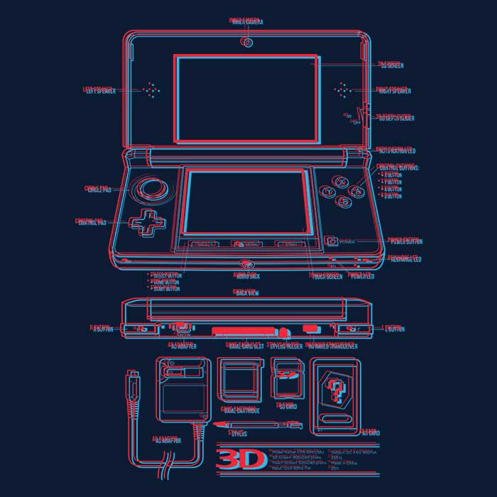 3DS - Long Sleeve T-Shirt