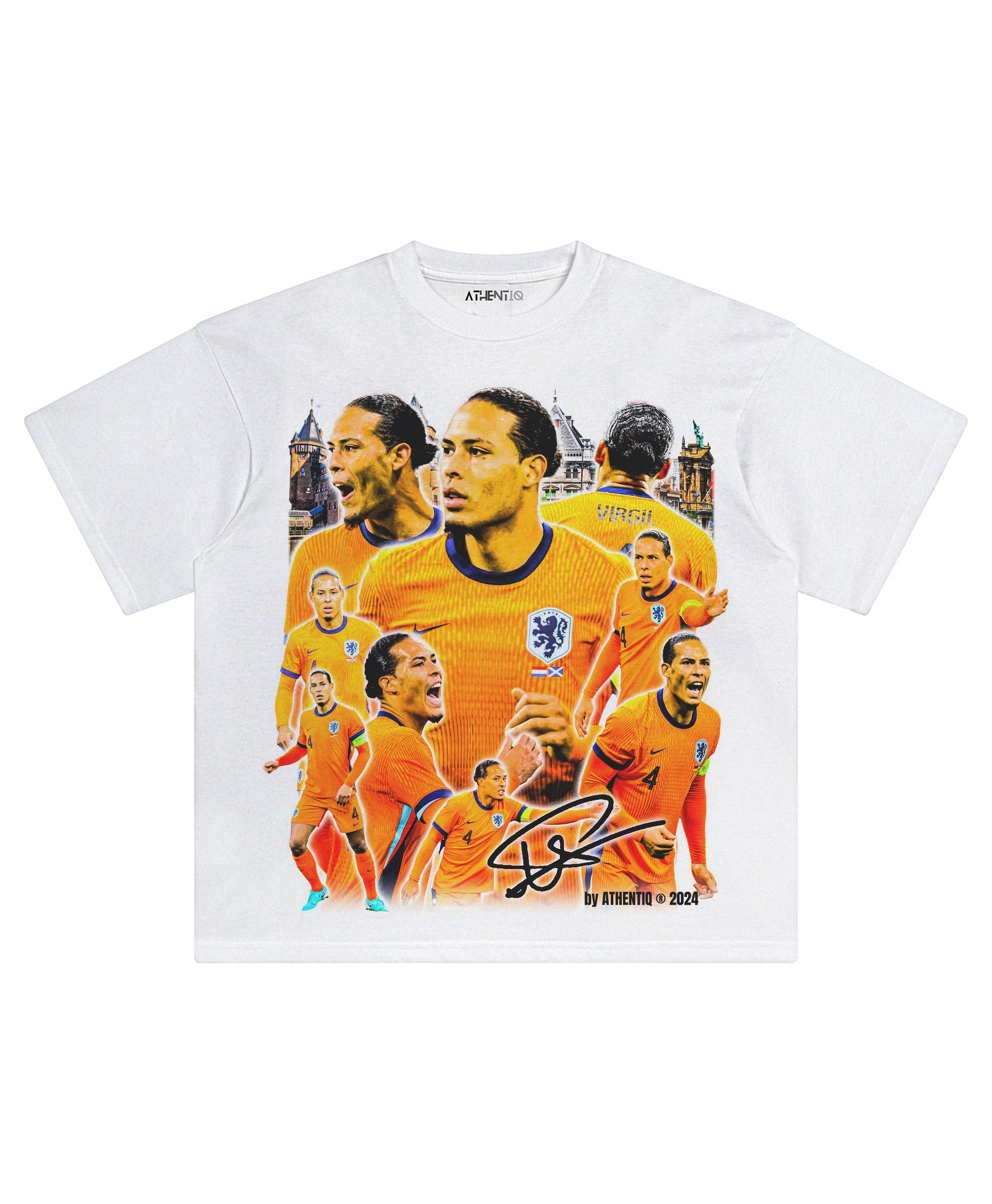 VIRGIL VAN DIJK NETHERLANDS TEE - clothing by TeeHivey.com (Image 2)