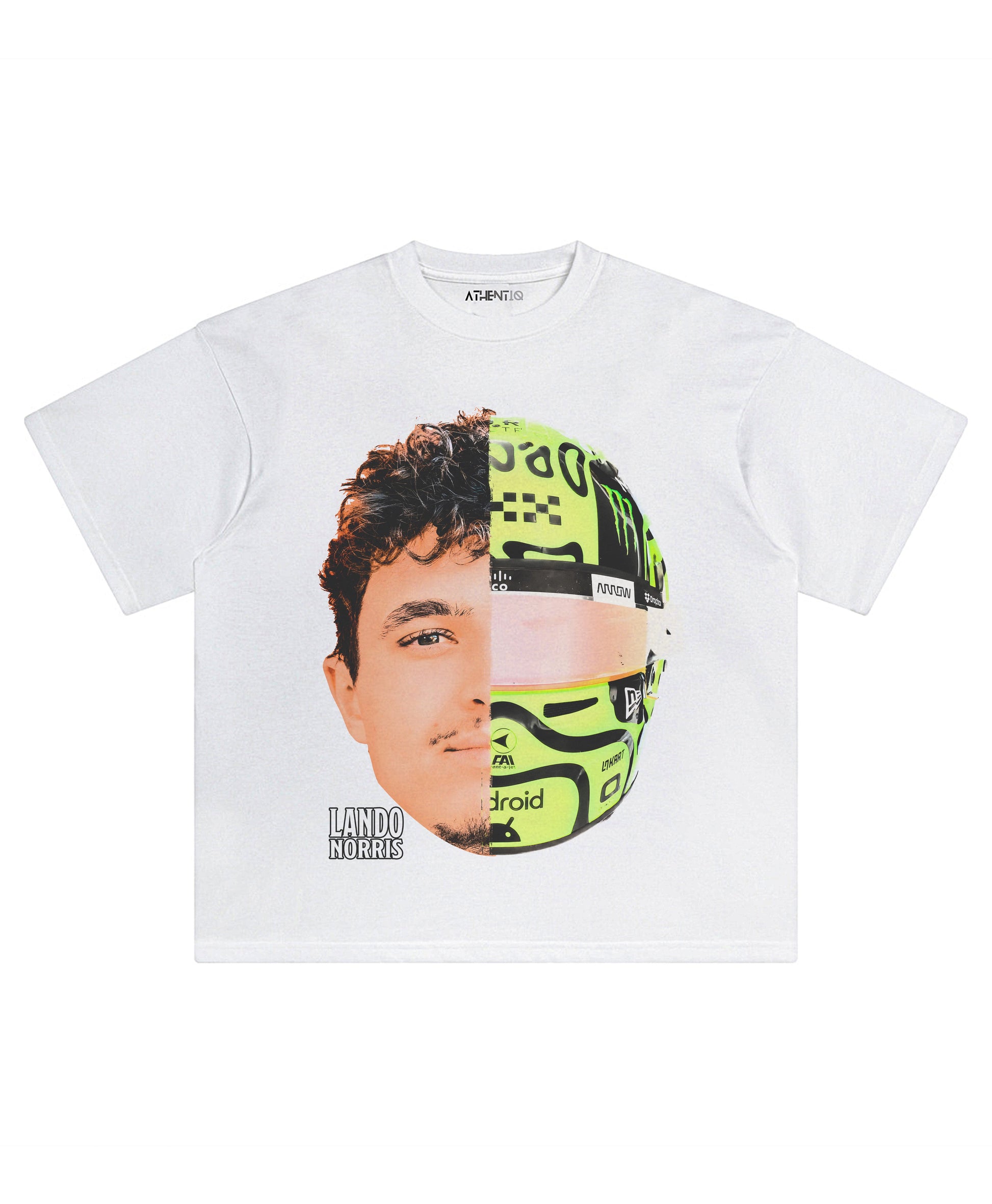 LANDO NORRIS BIG FACE TEE - clothing by TeeHivey.com (Image 3)