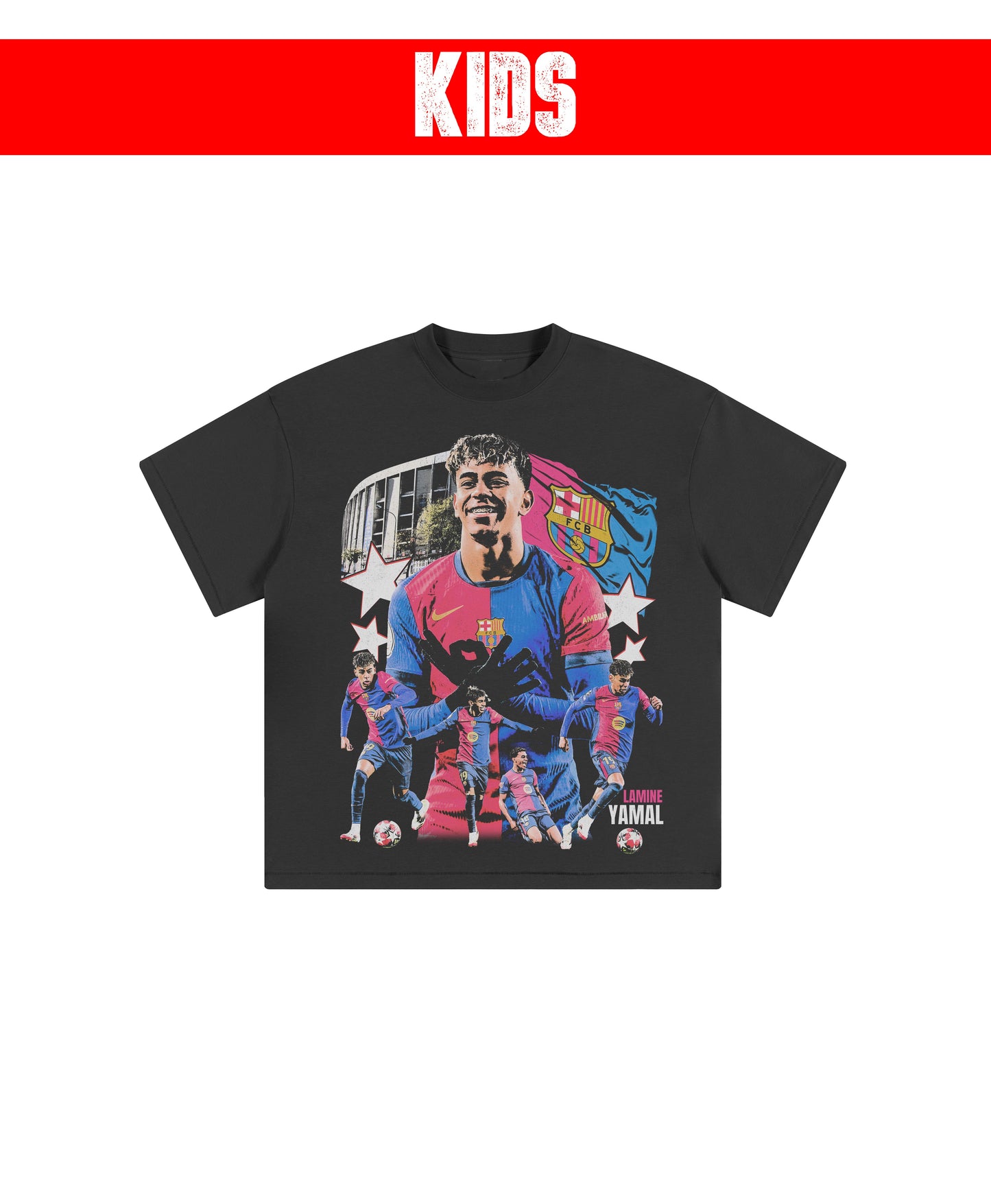 LAMINE YAMAL KIDS TEE - clothing by TeeHivey.com (Image 4)