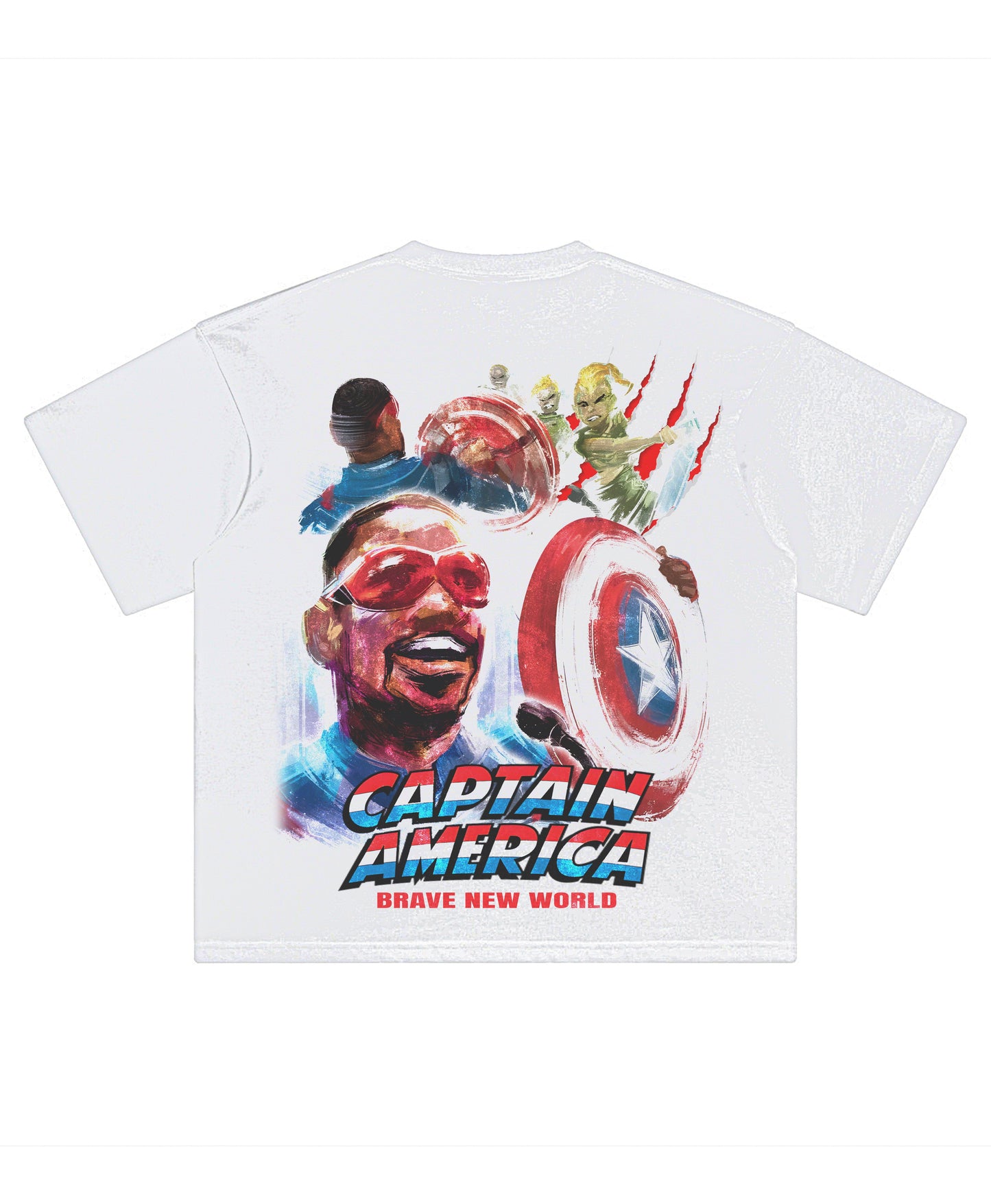 CAPTAIN AMERICA BRAVE NEW WORLD TEE
