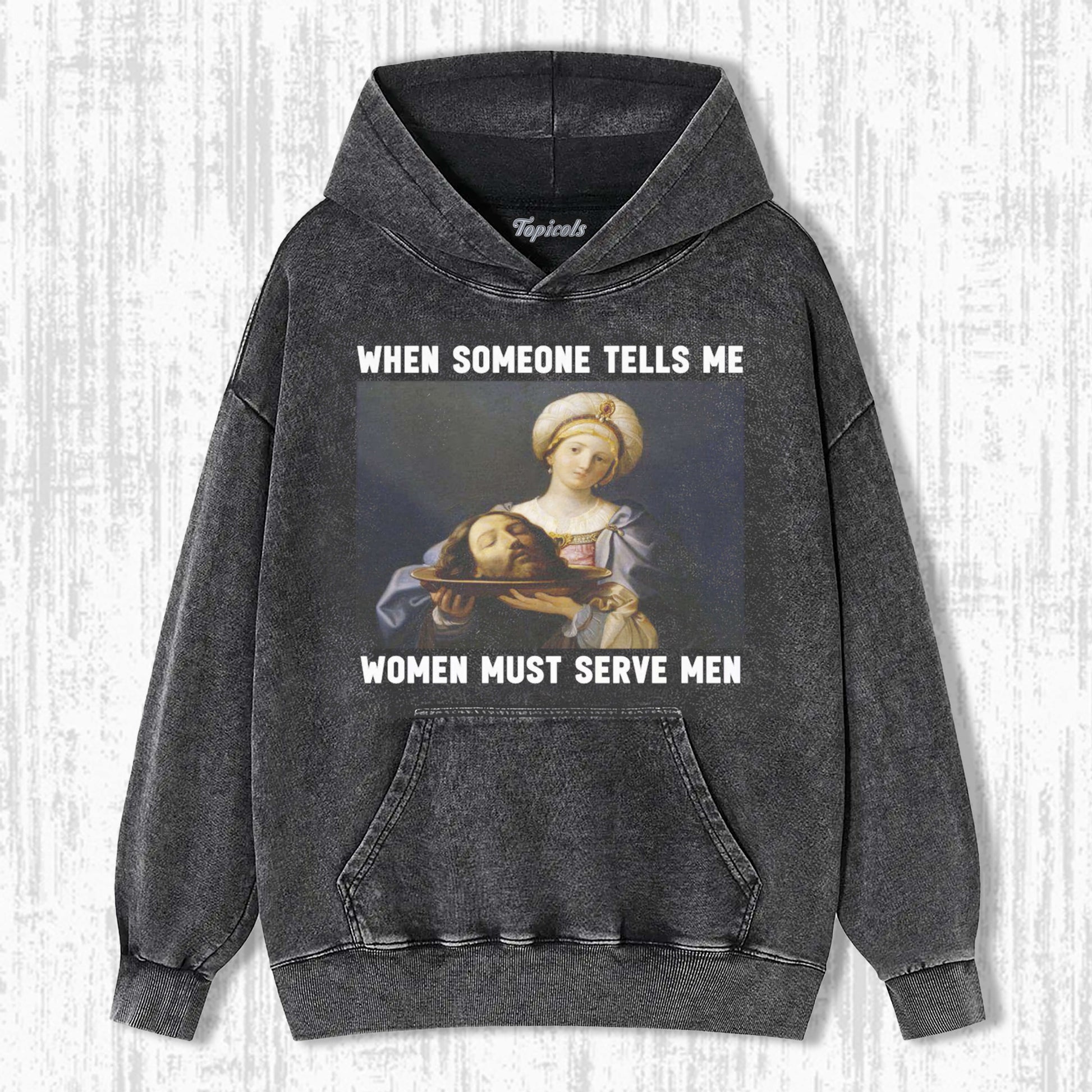 WOMEN SHOULD SERVE MEN  HOODIE - clothing by TeeHivey.com