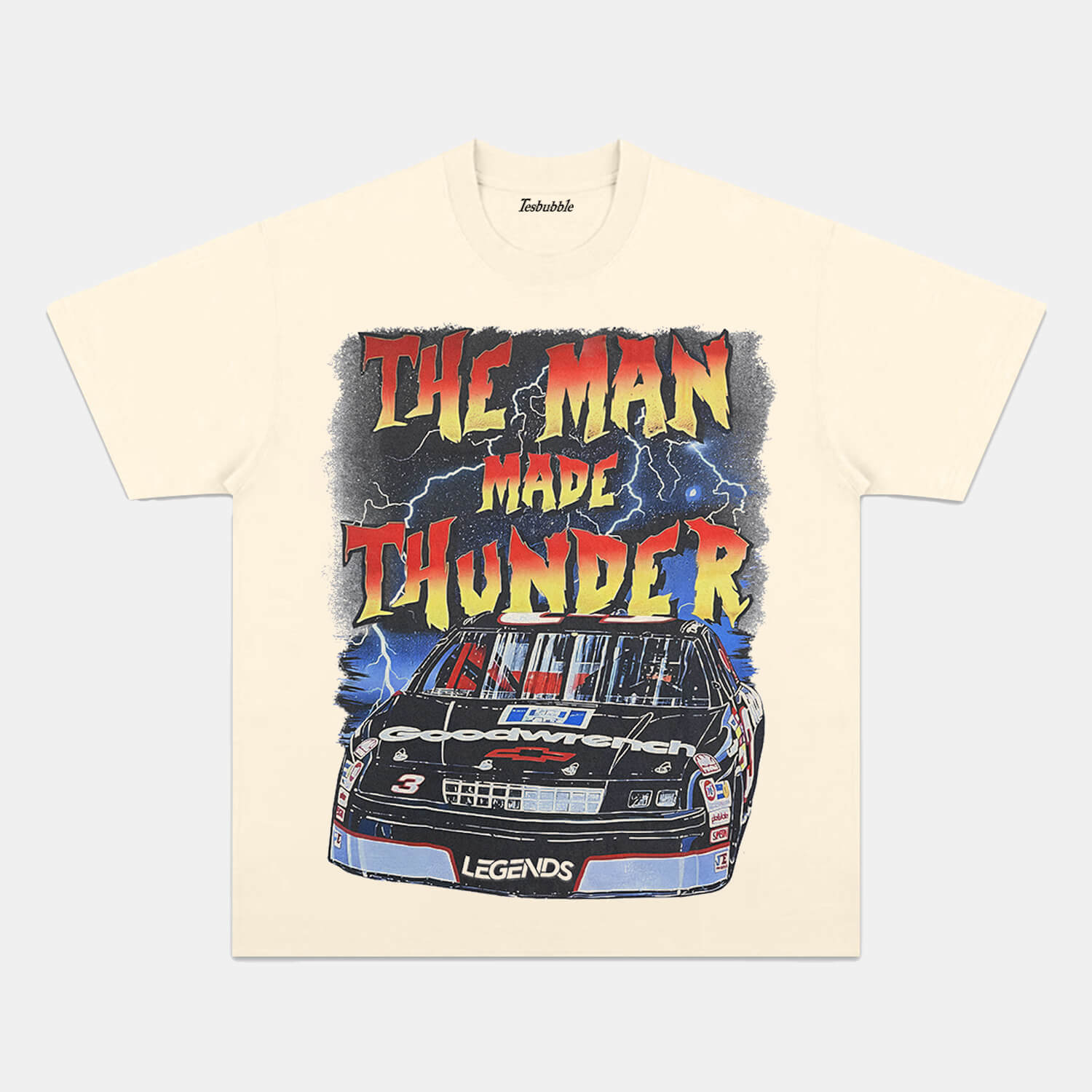 DALE EARNHARDT MAN MADE THUNDER TEE - clothing by TeeHivey.com (Image 4)