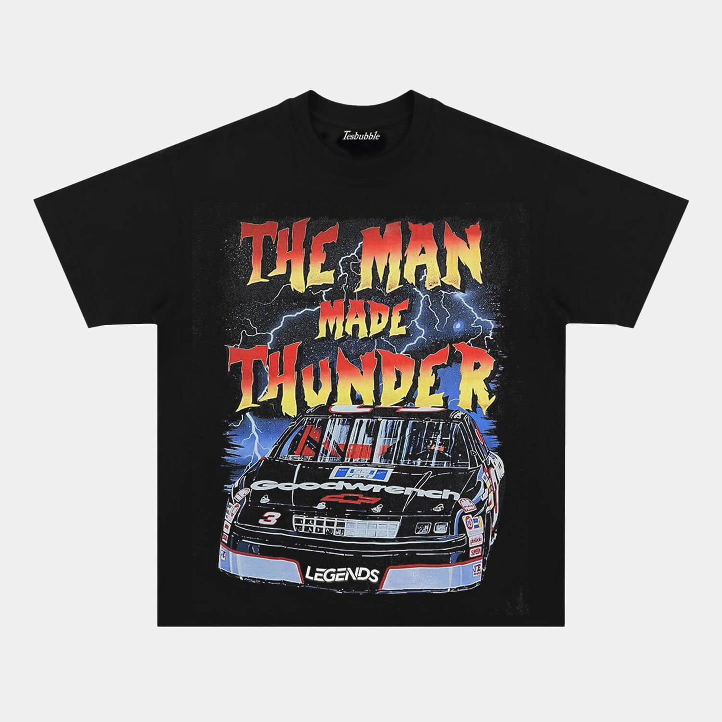 DALE EARNHARDT MAN MADE THUNDER TEE - clothing by TeeHivey.com (Image 1)