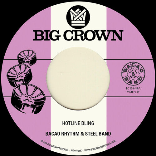 Bacao Rhythm & Steel Band - Hotline Bling Vinyl Record - clothing by TeeHivey.com