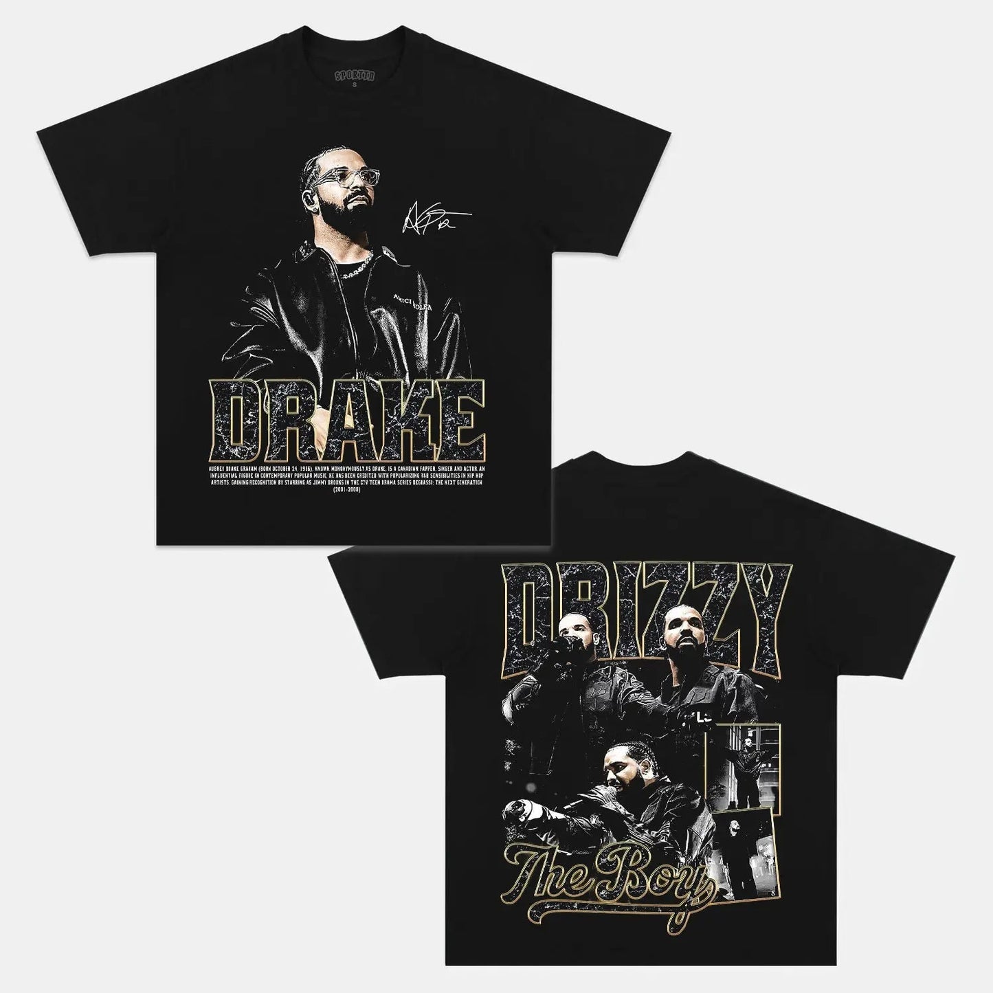 DRAKE VINTAGE TEE Style001