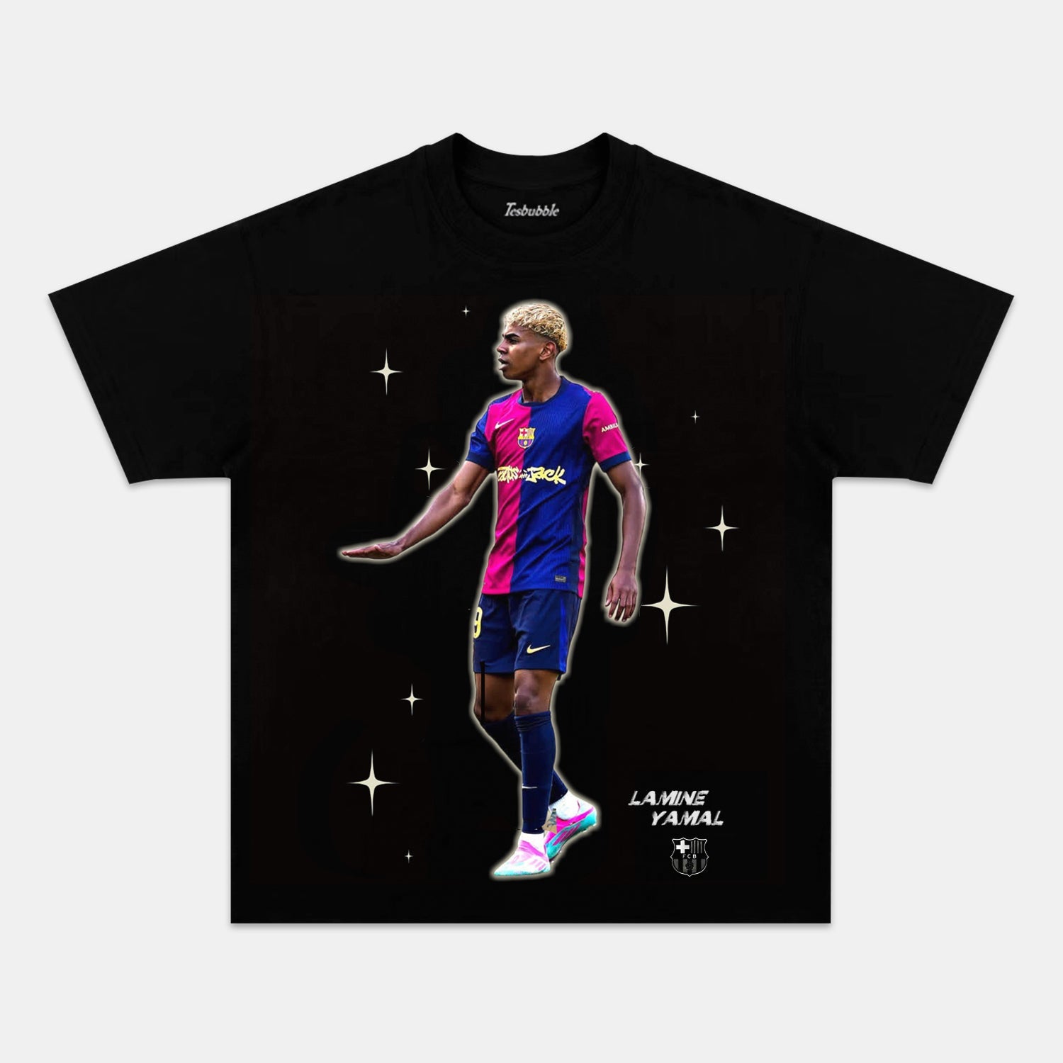 LAMINE YAMAL 5.14 TEE - clothing by TeeHivey.com (Image 3)