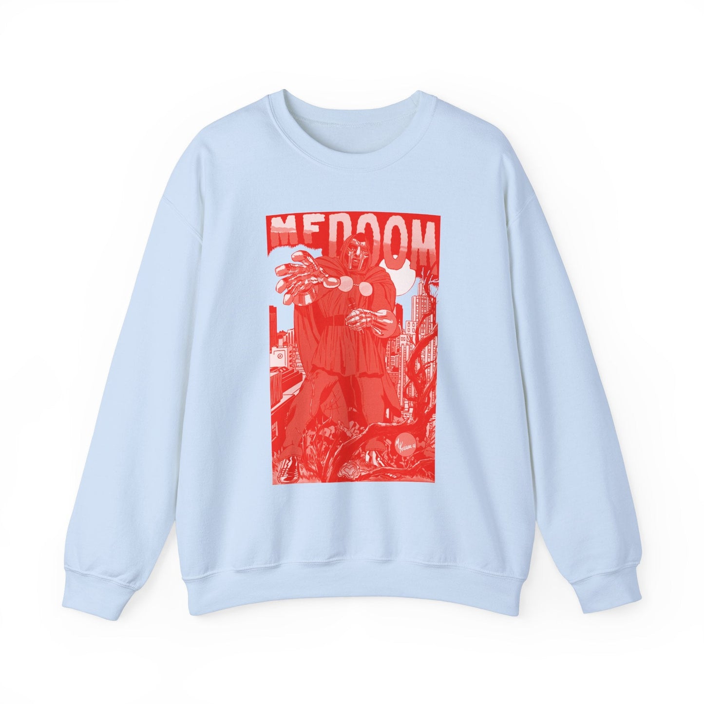 DOOM - Comic Book Art - RED VARIANT - Unisex Heavy Blendâ„¢ Crewneck Sweatshirt