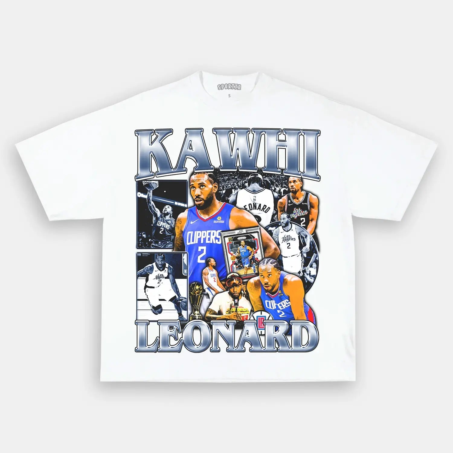 KAWHI LEONARD V2 TEE - clothing by TeeHivey.com (Image 2)