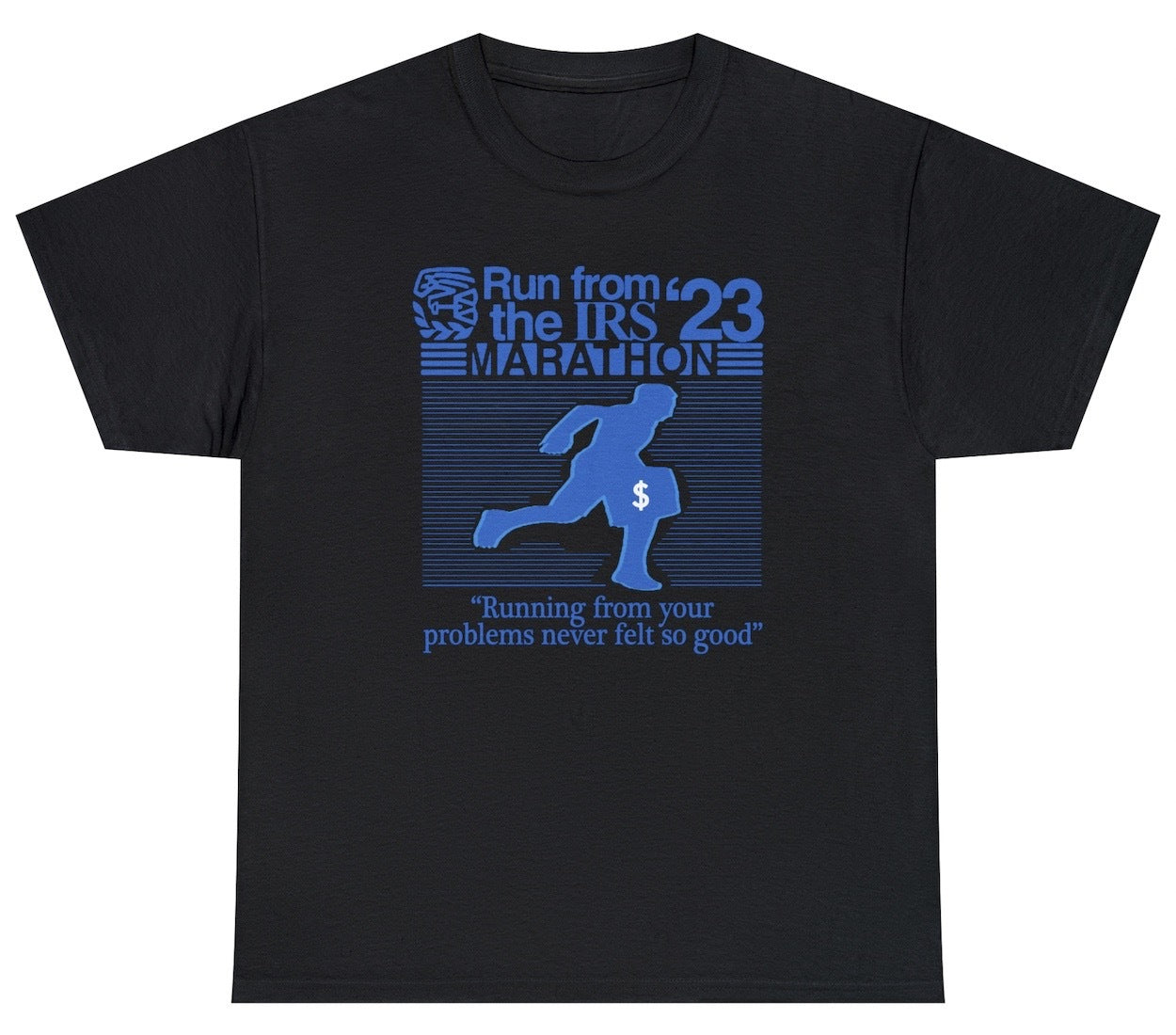 Run From The IRS Tee - clothing by TeeHivey.com (Image 2)