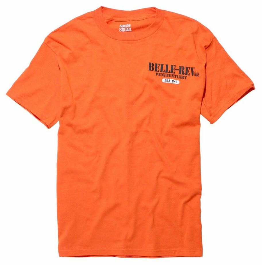 Suicide Squad Belle-Rev Inmate Penitentiary Adult T-Shirt - clothing by TeeHivey.com (Image 1)