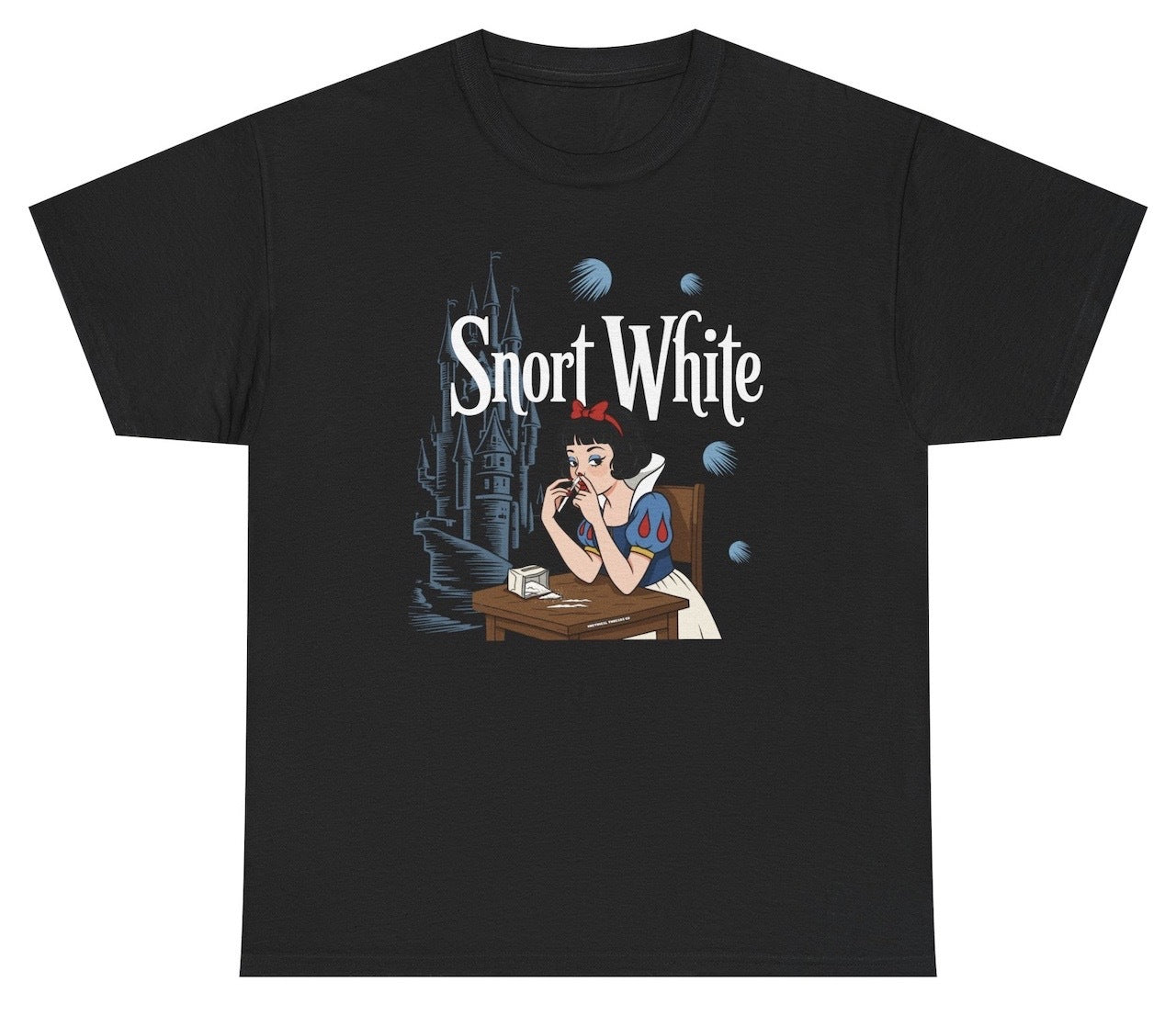 Snort White Tee - clothing by TeeHivey.com