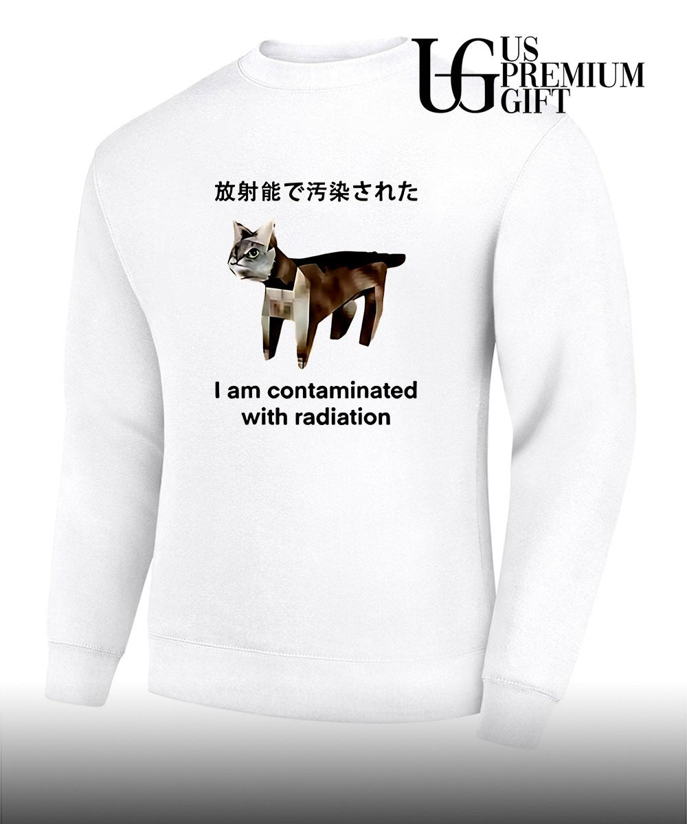 I am Contaminated With Radiation Cat Japan shirt