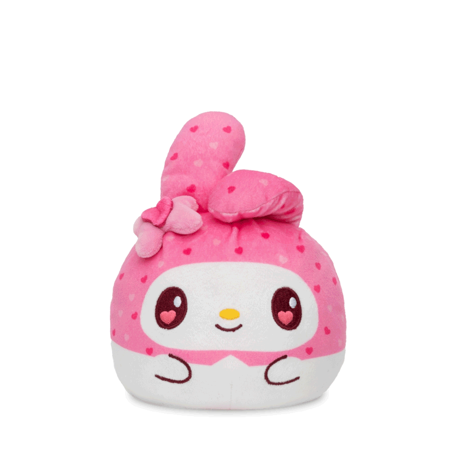 Valentine Present My Melody 4" Reversible Plushie
