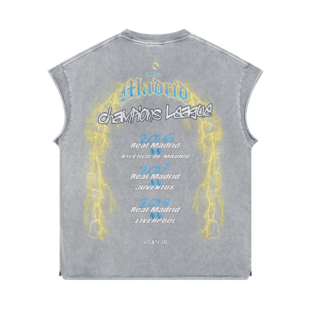 REAL MADRID 3 PEAT MUSCLE TEE - clothing by TeeHivey.com (Image 4)