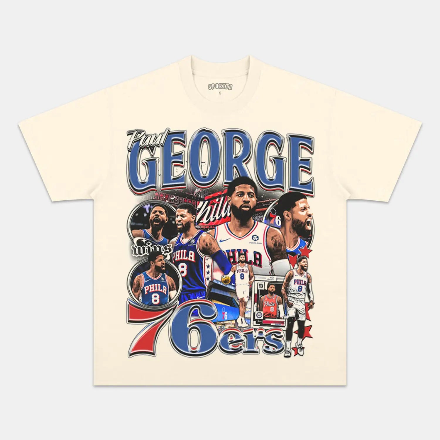 PAULGEORGE-SIXERS TEE Style001 - clothing by TeeHivey.com (Image 4)