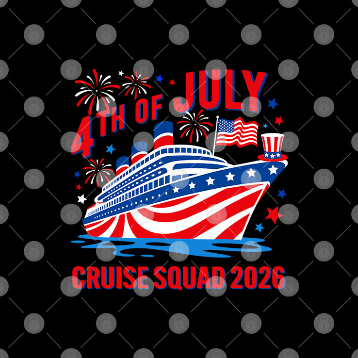 4th Of July Cruise Squad 2026 T Shirt