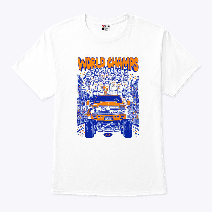 World Champs New York Basketball 2026 Championship Celebration T Shirt