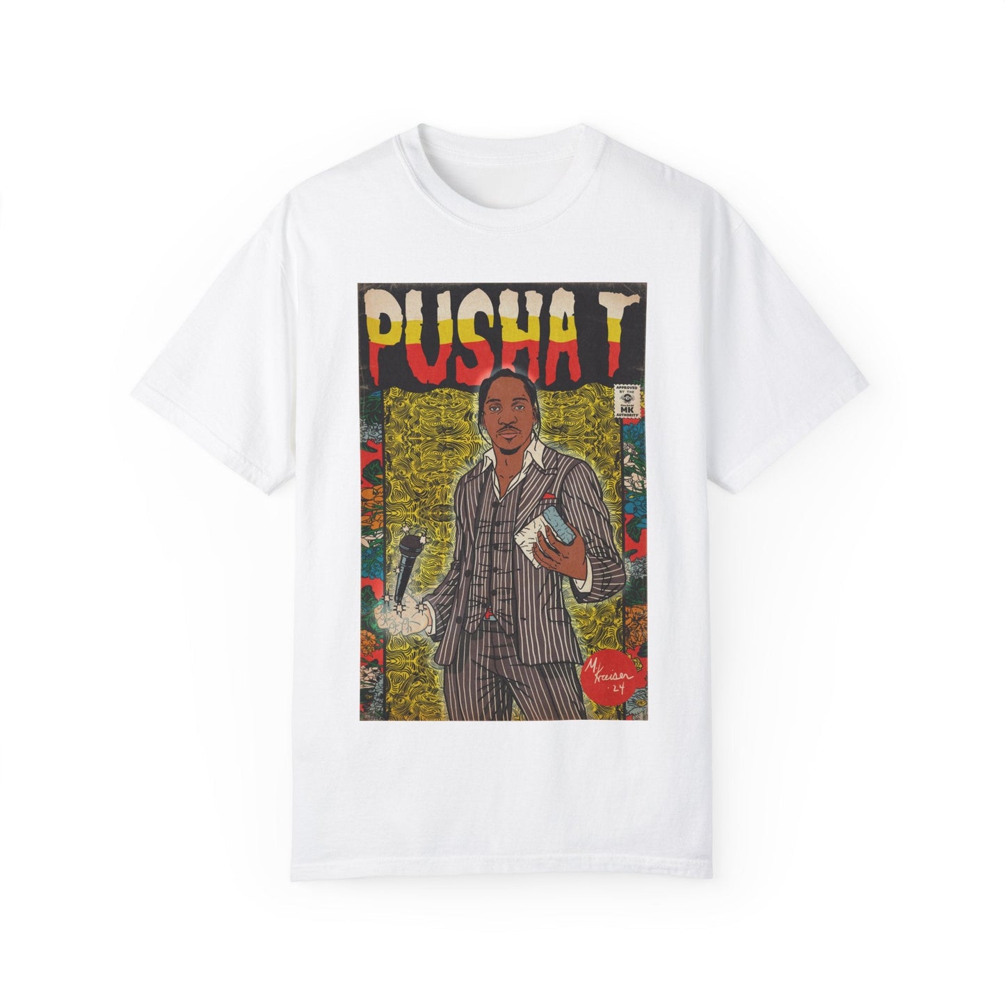 Push - Comic Book Art - Unisex Comfort Colors T-shirt