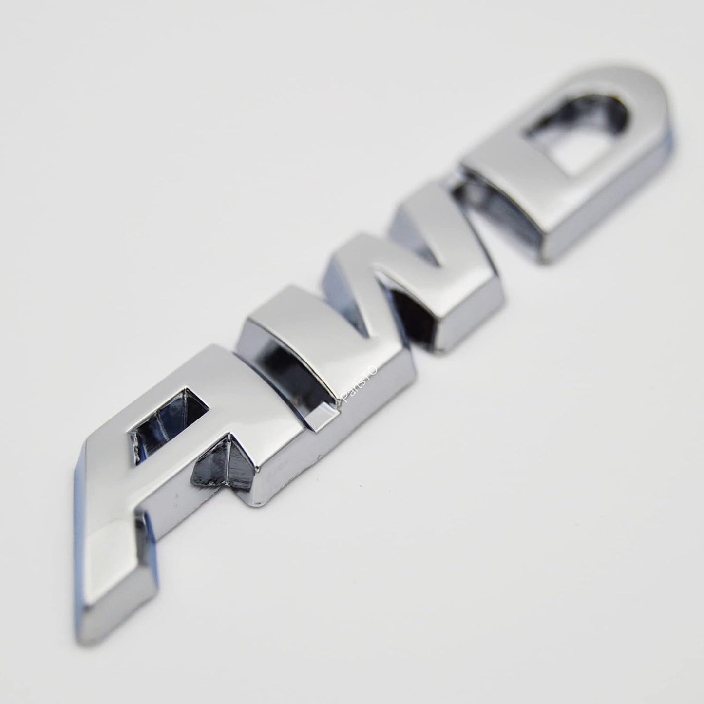 Chrome Metal 3D AWD Emblem Badge with Pre-Adhesive for Honda CR-V for Toyota RAV4 Highlander for Mitsubishi for Nissan Rogue Murano for Mazda Exterior Performance Decal