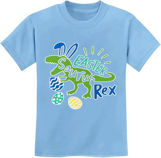 Easter Shirt for Toddler Boys Girls Eggs Hunt Bunny Outfits Digging Tractor Kids T-Shirt