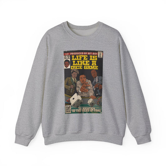 Life Is Like A Dice Game - Unisex Heavy Blendâ„¢ Crewneck Sweatshirt