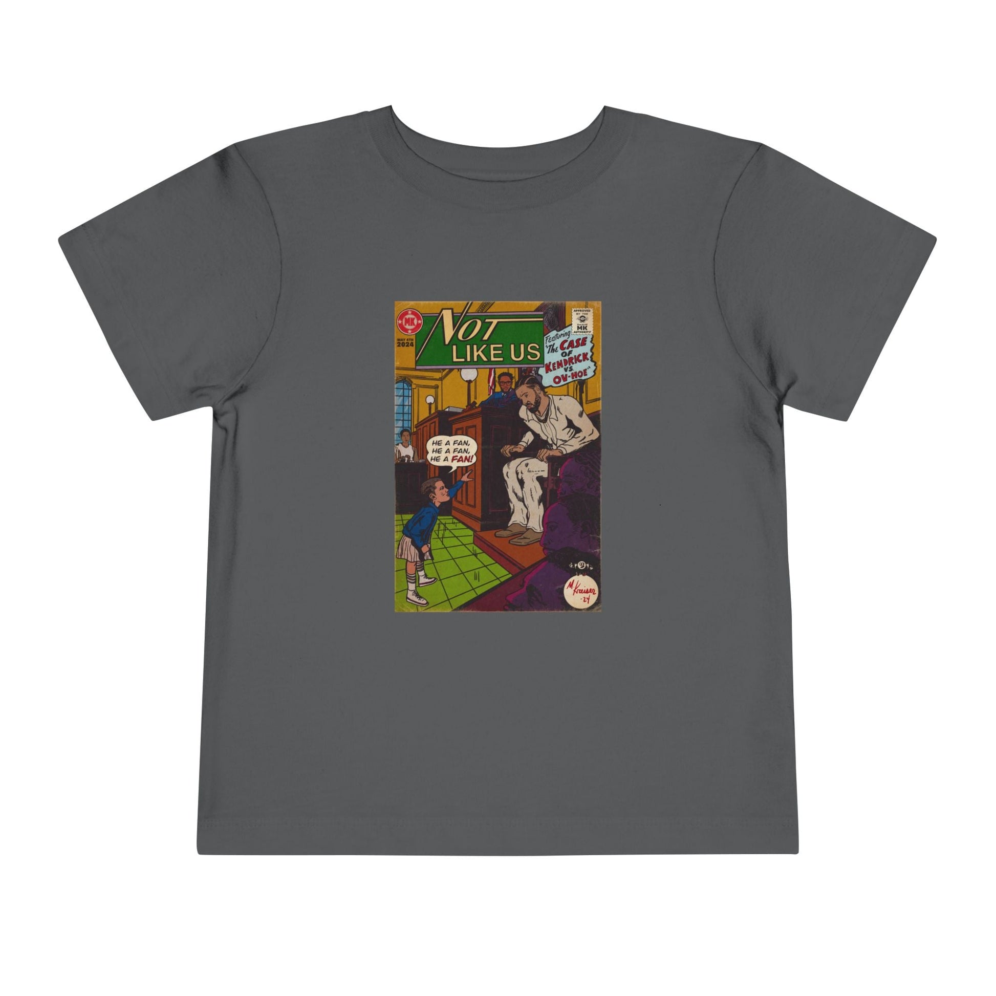 Not Like Us - Toddler Short Sleeve Tee - clothing by TeeHivey.com (Image 2)