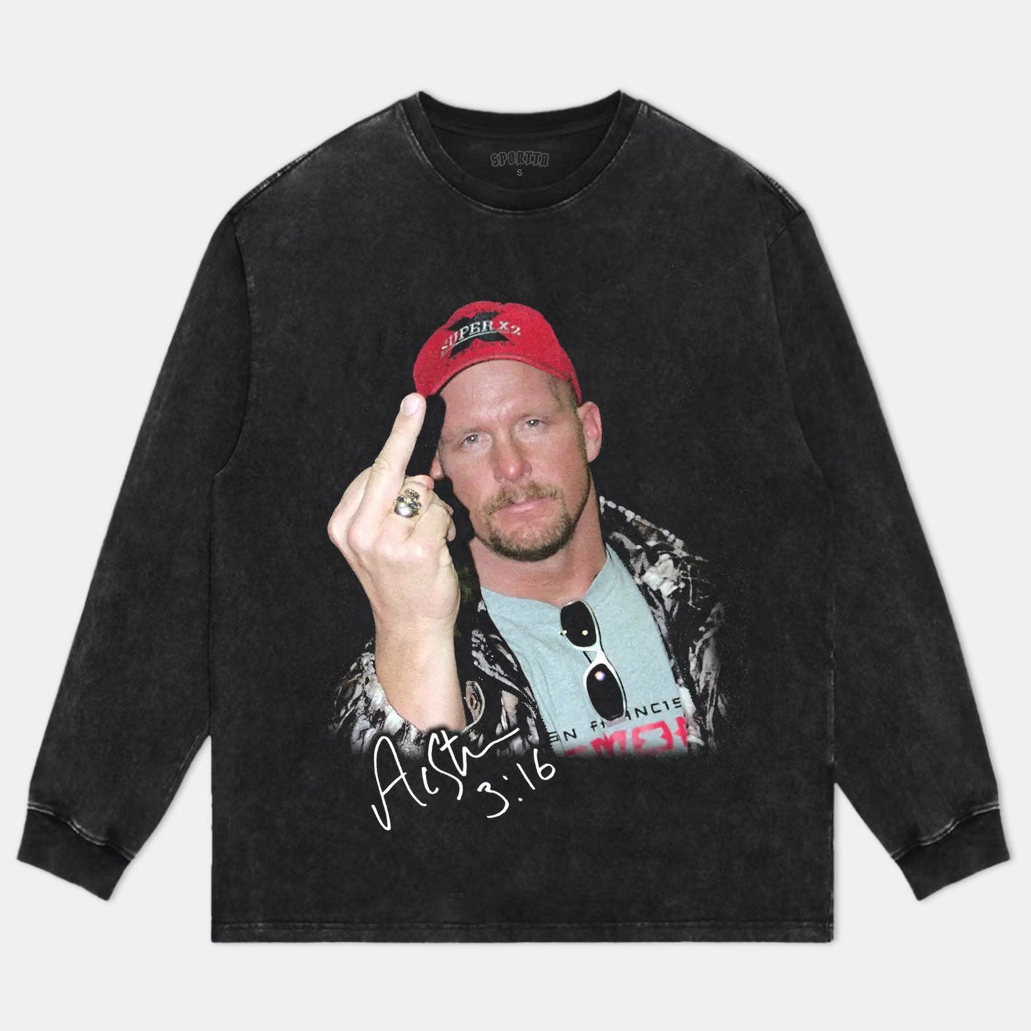 STONE COLD STEVE AUSTIN LONG SLEEVE | HOODIES