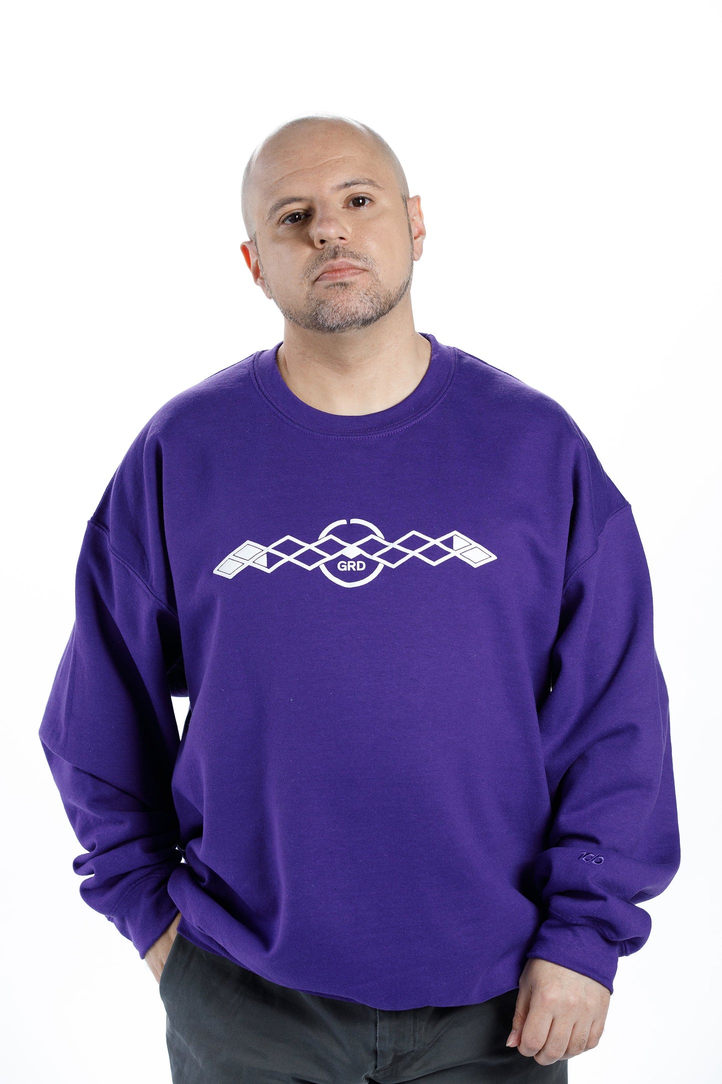 UNDER NIGHT IN-BIRTH - 'GRD' Crew Neck Sweatshirt - Purple
