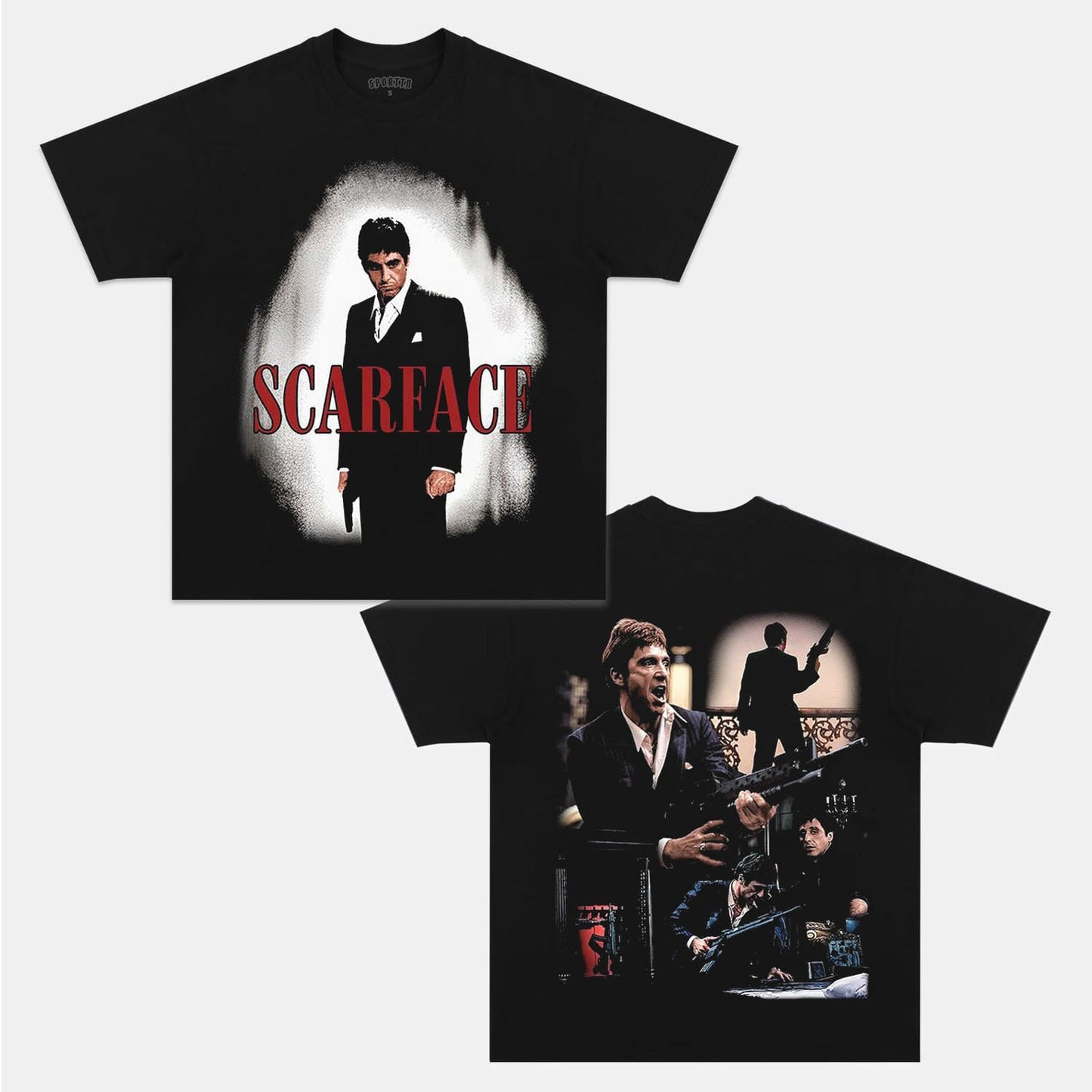 SCARFAC TEE - clothing by TeeHivey.com (Image 1)